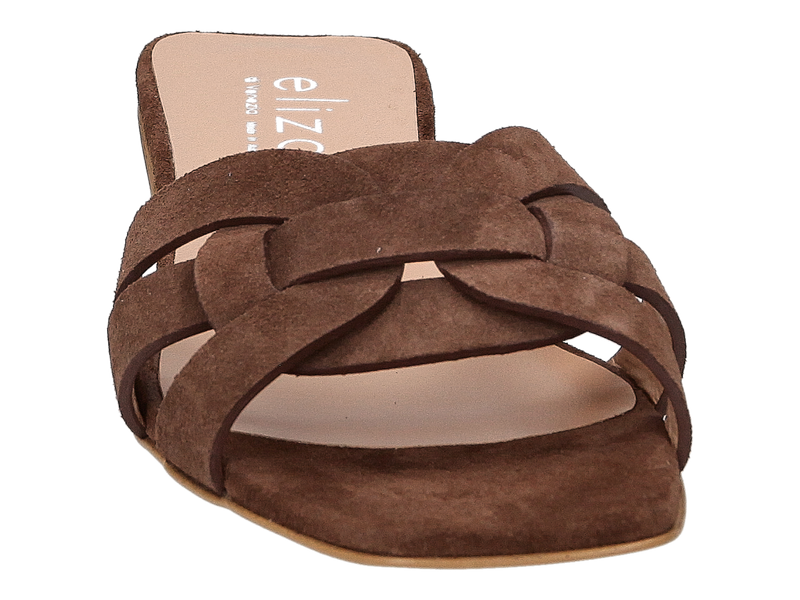 View product 'Eliza Di Venezia Mules Brown' Eliza Di Venezia Mules Brown