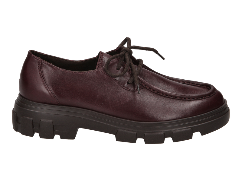 Paul Green Chaussures à Lacets Bordeaux