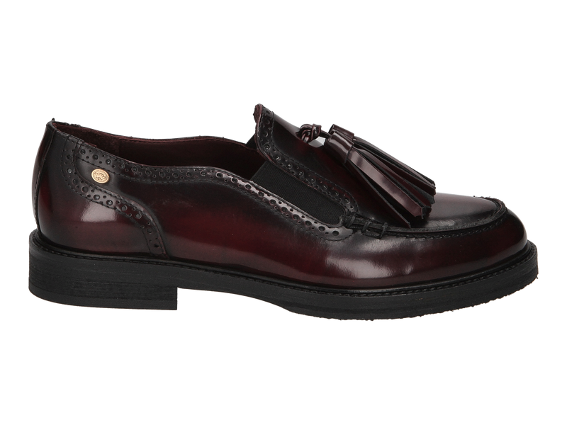 View product 'Fred De La Bretoniere Mocassins Bordeaux' Fred De La Bretoniere Mocassins Bordeaux