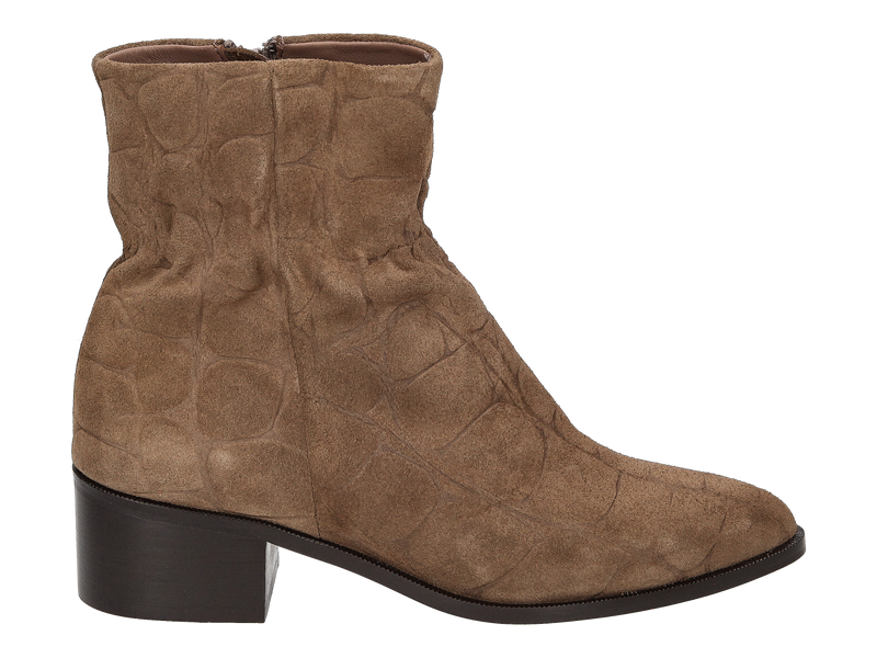 Softwaves Boots Met Hak Taupe
