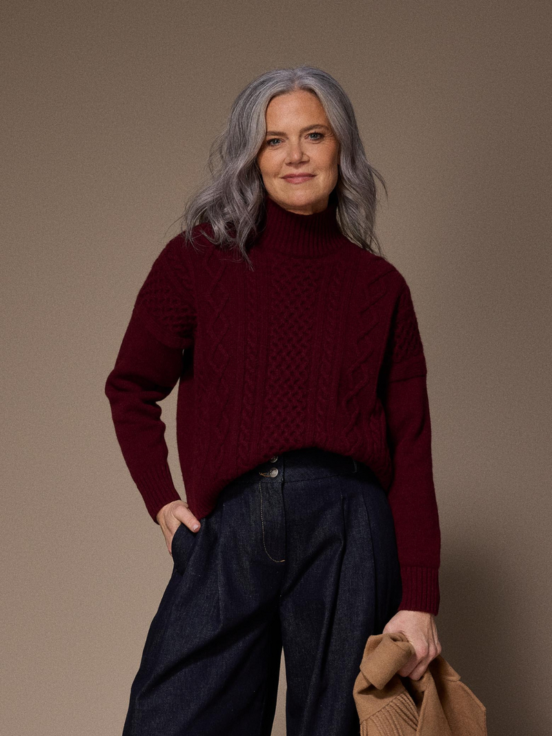 View product 'Lalotti Pullovers Bordeaux' Lalotti Pullovers Bordeaux