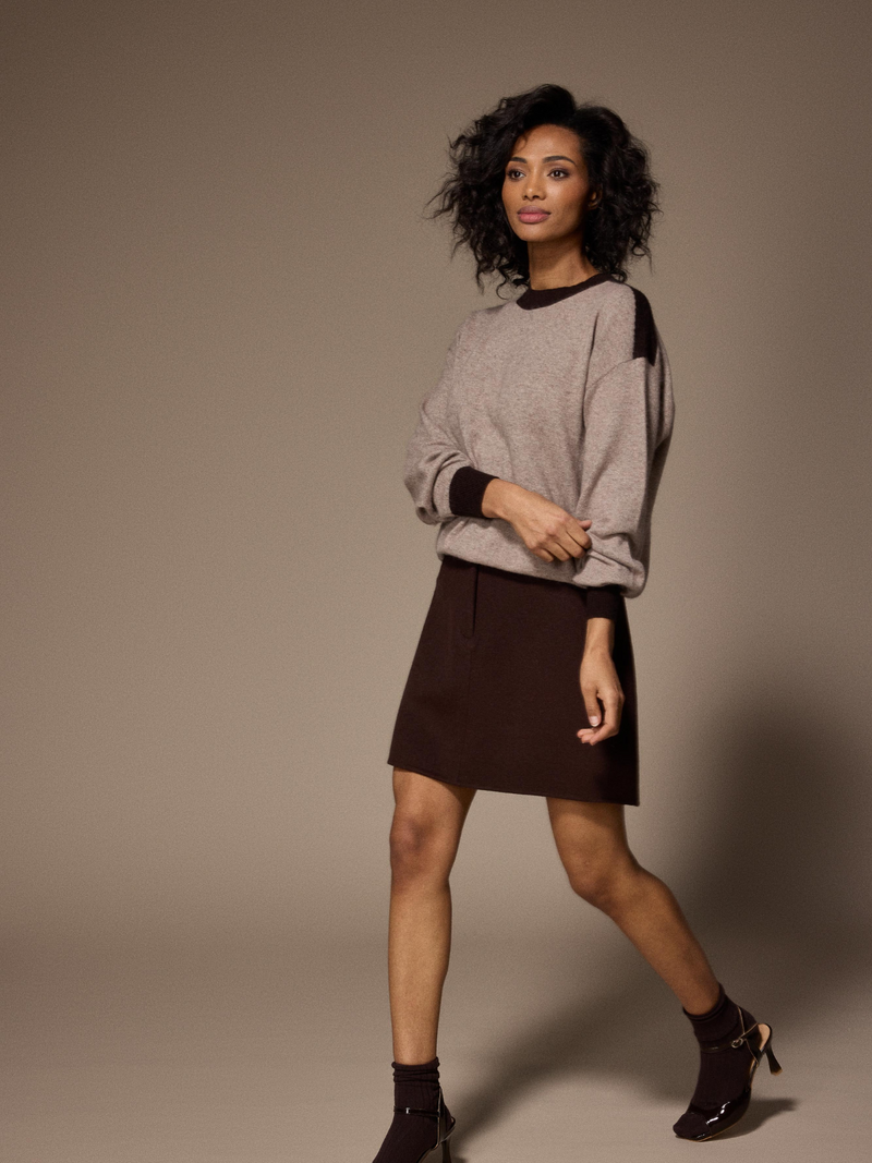 View product 'Lalotti Pullovers Taupe' Lalotti Pullovers Taupe