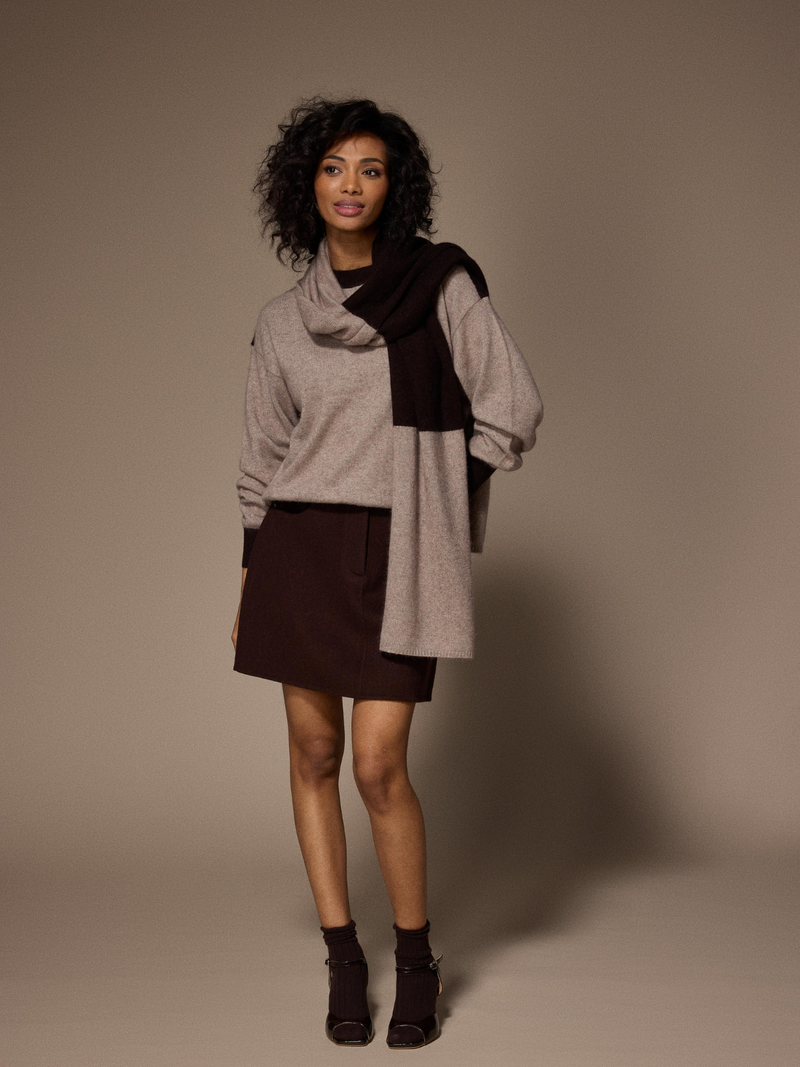 View product 'Lalotti Pullovers Taupe' Lalotti Pullovers Taupe