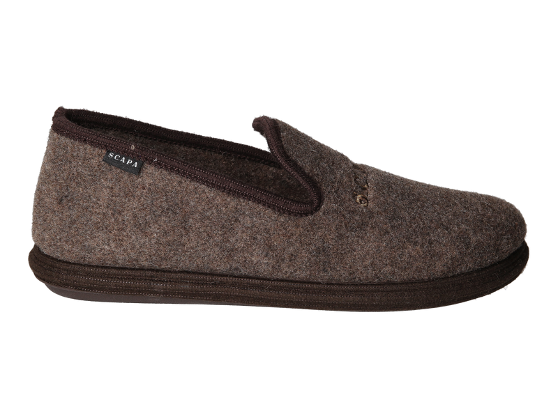 Bekijk product 'Scapa Pantoffels Bruin' Scapa Pantoffels Bruin