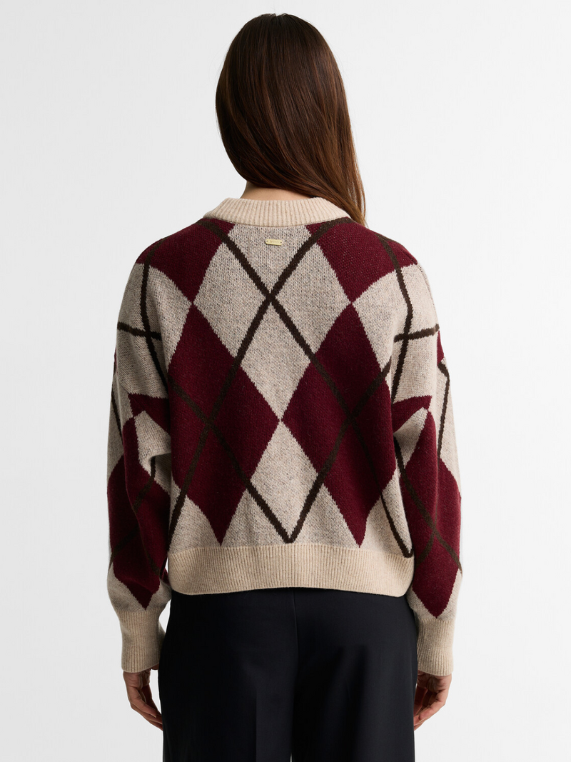 Barbour Pullovers Bordeaux