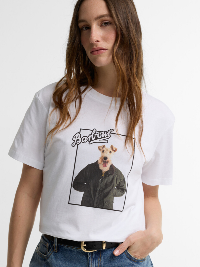 Barbour T-shirts White