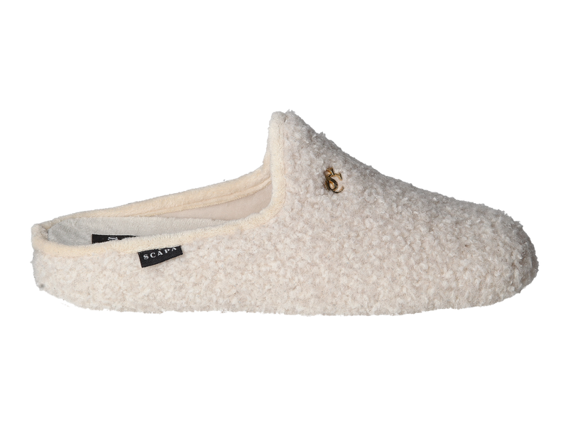 Bekijk product 'Scapa Pantoffels Off White' Scapa Pantoffels Off White