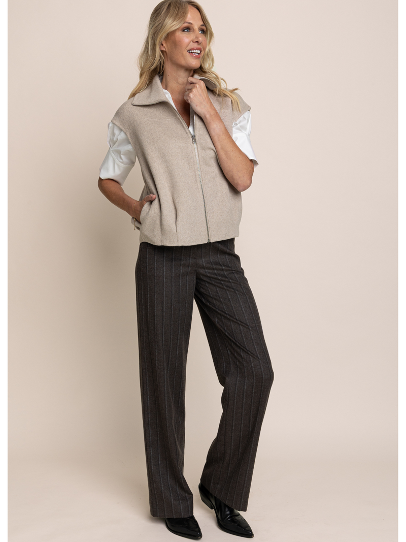 Ac By Annelien Coorevits Pantalons Brun