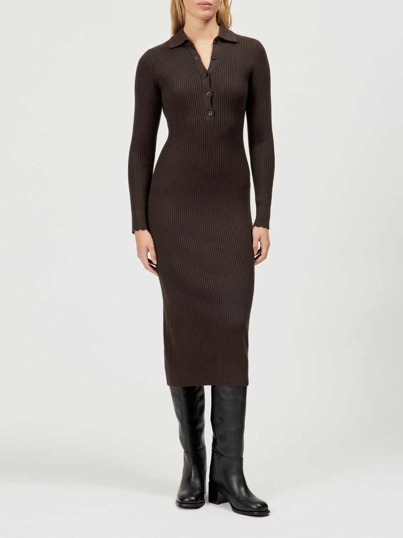View product 'Drykorn Dresses Brown' Drykorn Dresses Brown