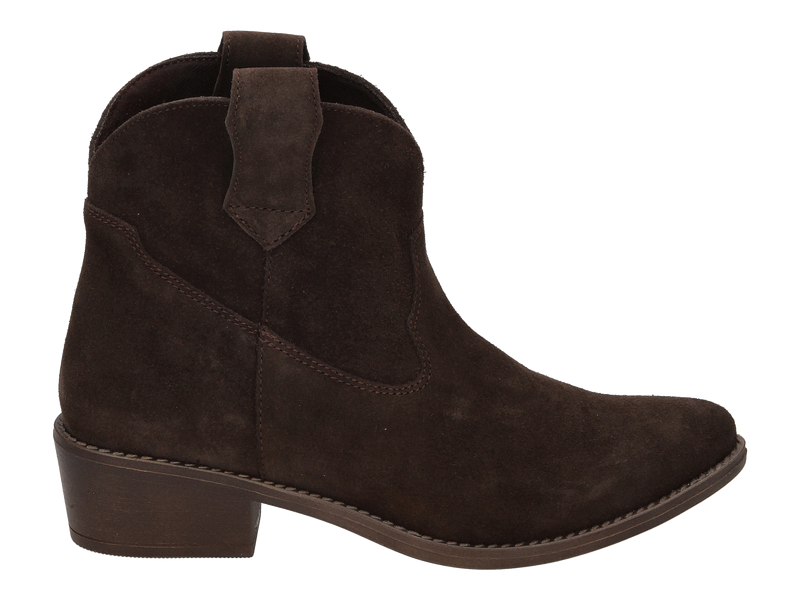 Musse & Cloud Boots Met Hak Bruin