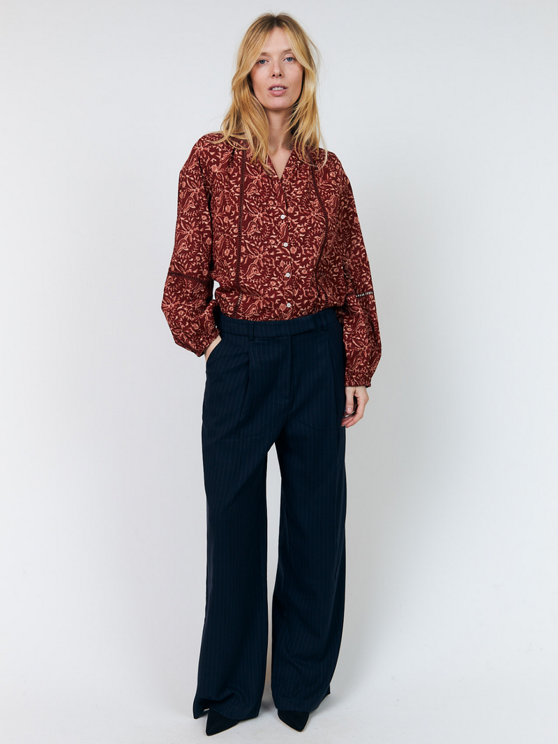 Voir le produit 'Lollys Laundry Blouses Roest' (en anglais) Lollys Laundry Blouses Roest