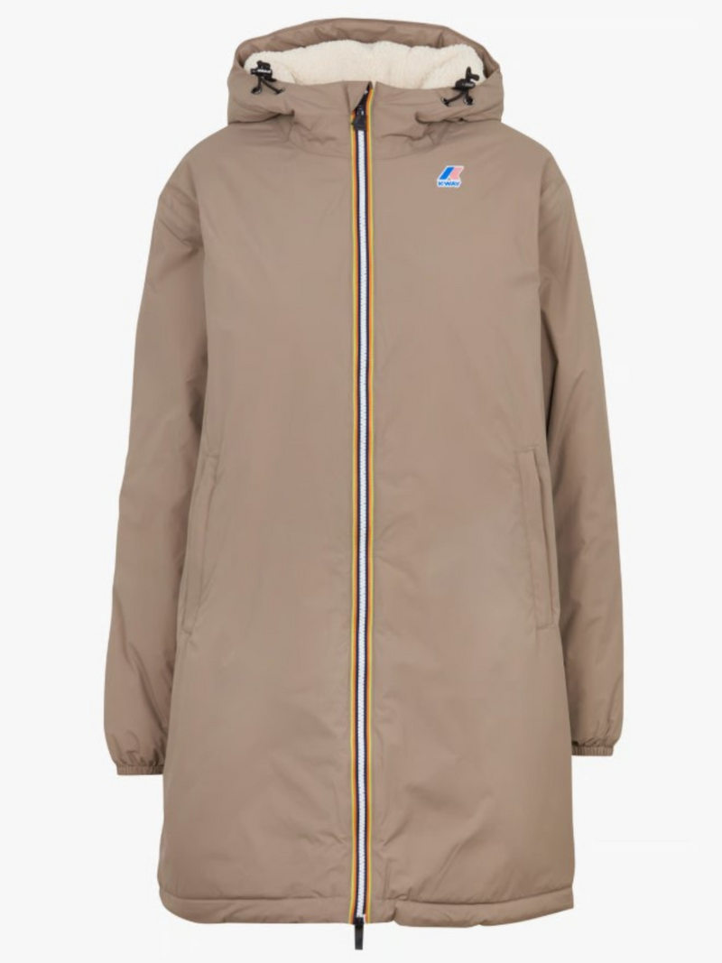 View product 'K-way Jackets Taupe' K-way Jackets Taupe