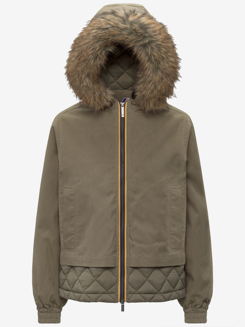 View product 'K-way Jackets Kaki' K-way Jackets Kaki