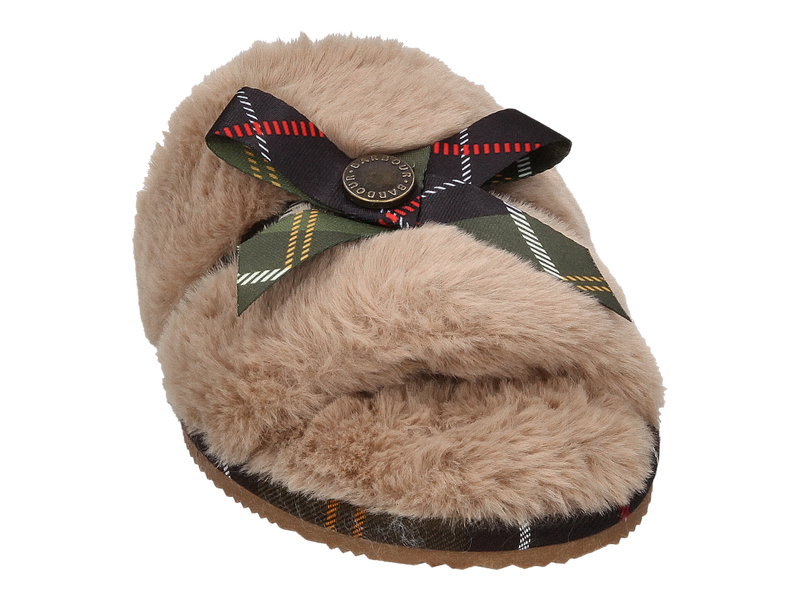 View product 'Barbour Slippers Taupe' Barbour Slippers Taupe