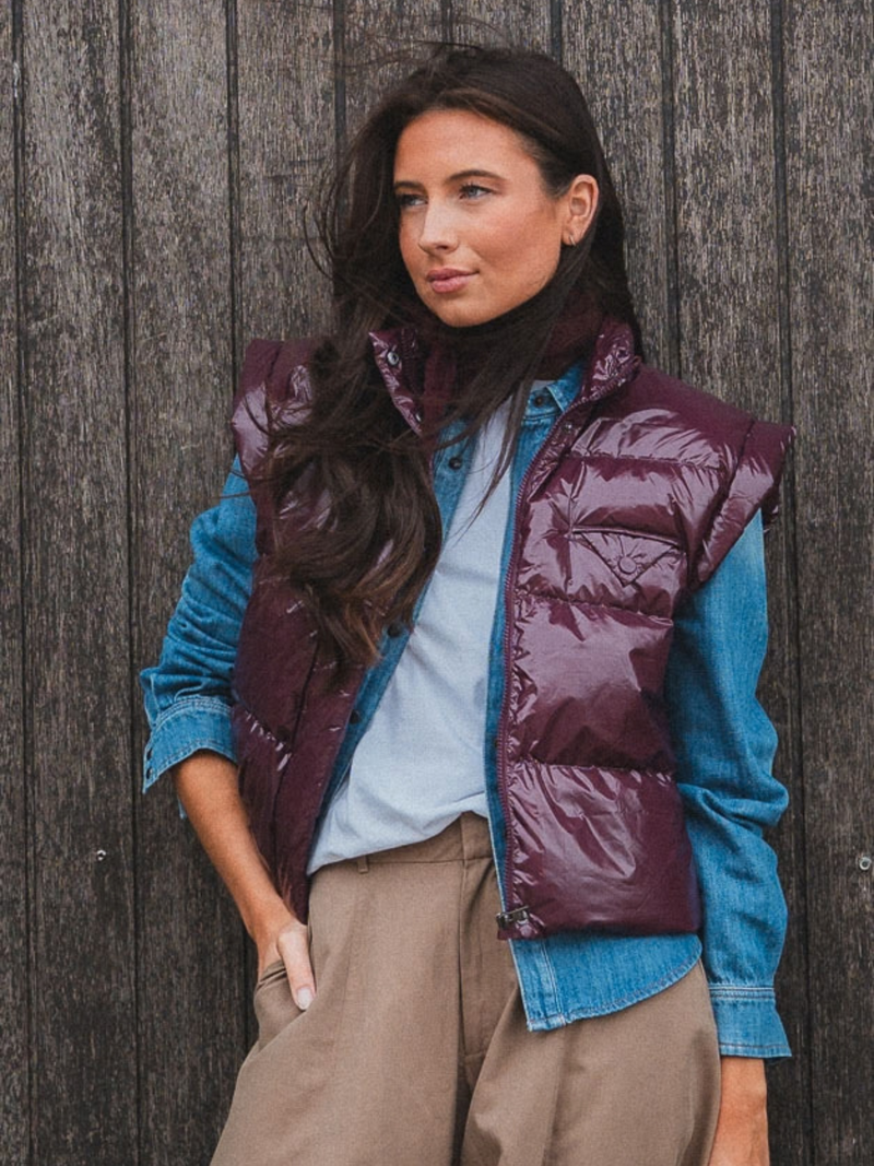 View product 'Dou Doun Bodywarmers Purple' Dou Doun Bodywarmers Purple
