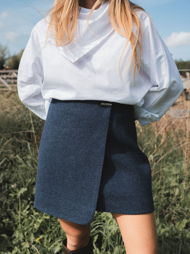 Dou Doun Skirts Blue
