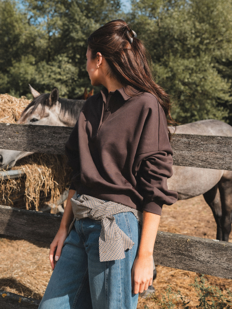 Dou Doun Sweaters Brown