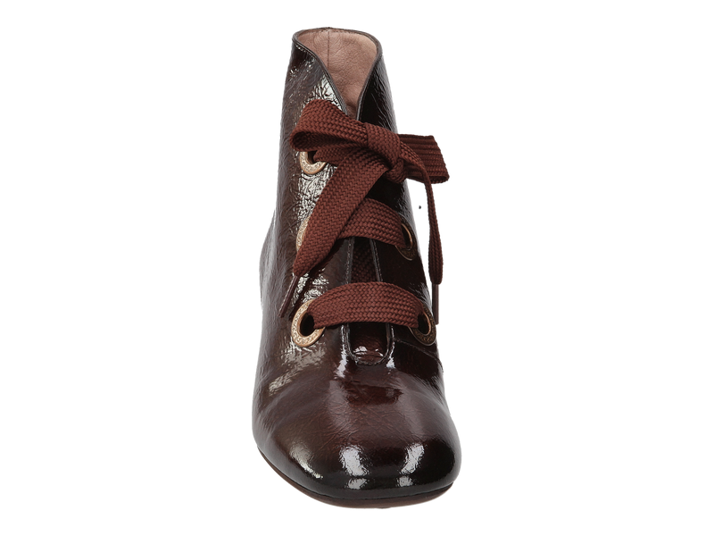 View product 'Hispanitas Boot With Heel Brown' Hispanitas Boot With Heel Brown